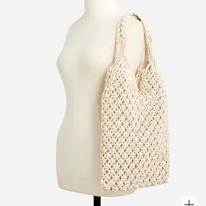 JCrew Hand-Knotted Rope Tote